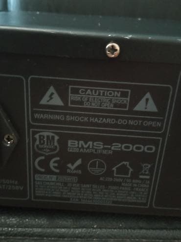 antene za radio stanice: BM Sonic BMS-2000 – profesionalno pojačalo - Model: BMS-2000 Pro — 9