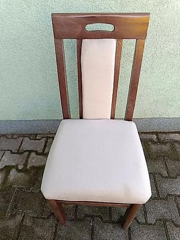 Drvena tapacirana stolica – klasičan model - Konstrukcija: masivno