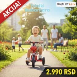 otkup gramofonskih ploča cena: Tricikl Bubamara – dečiji tricikl sa motivom bubamare - Dizajniran za — 3