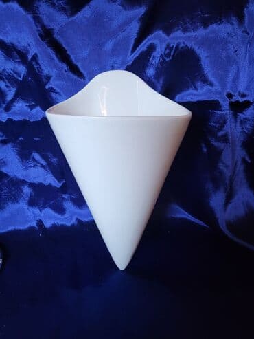 porcelanske solje za caj: Porcelanska nova posuda za pomfrit,sladoled itd. sa stalkom — 9