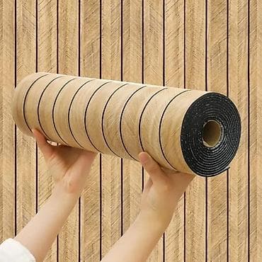 komarnik na magnet: PVC samolepljiva zidna obloga sa 3D efektom drveta koja služi kao — 1