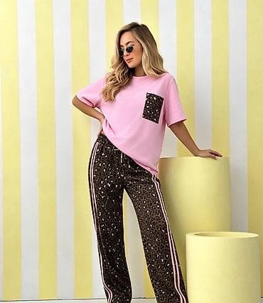 bogner beograd: ✅Dvodеlni ženski komplet – majica i pantalone sa animal printom ✅3200 — 1