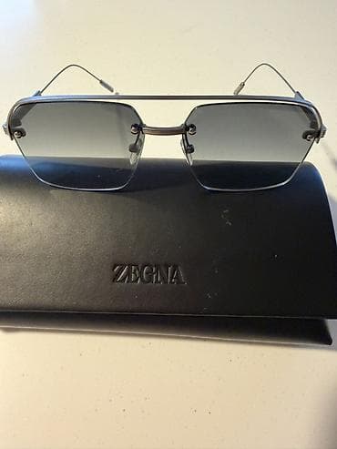 roma m: ZEGNA Uniseks sunčane naočare - Model sa bezokvirnim (rimless) — 3