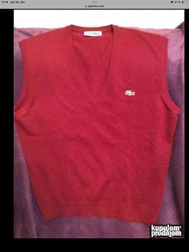 laneni sorc muski: Prsluk Lacoste, bоја - Crna — 6