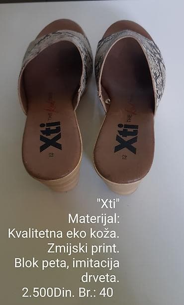 tiffany royal collection cena: Xti ženske klompe/sandale - Materijal: kvalitetna eko koža - Uzorak — 6