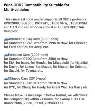 univerzalna dijagnostika: VDIAGTOOL VD30 OBD2, OBDII EOBD Scanner DTC Lookup Free Update, Auto — 18
