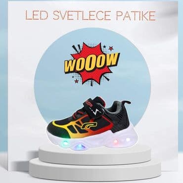 SNIZENJE Prelep model vrlo laganih svetlecih patikica LED sijalice