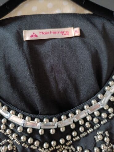 crop top c a: S (EU 36), bоја - Crna, Koktel, klub, Top (bez rukava) — 3