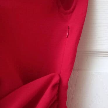 dugacke kosulje: Zara, XS (EU 34), Polyester, Single-colored, color - Red — 3