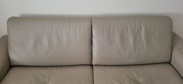 kauc na rasklapanje forma ideale: Simpo trosed u kozi, ocuvan bez ostecenja, dim. 210*90cm i dve stolice — 6