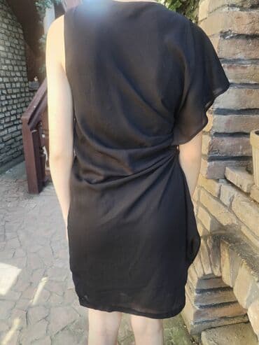 c a haljine 2022: XS (EU 34), color - Black, Cocktail, Other sleeves — 4