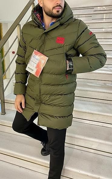 camel active jakne: Zimska jakna Pamuk, 2XL, Hugo Boss, bоја - Maslinasto zelena — 1