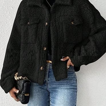 irvas maska: Ženska jakna od veštačkog krzna (teddy/šerpa stil) - Kroj: kraća — 2