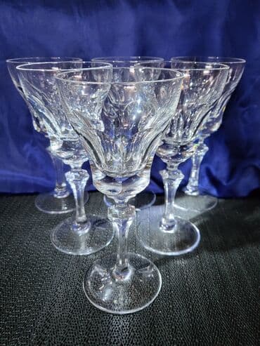 swarovski case za vino cena: Case nove kristal duvano staklo za vino,nemacke 70te. Case — 7
