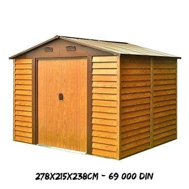 Dečiji nameštaj: Metalne baštenske šupe – više modela i dimenzija Opis: - Robustne — 2