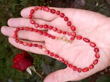 Donji delovi trenerke: Ogrlica od Korala 2 Ogrlica od Korala Ukupna dužina-obim 51,5 cm — 2