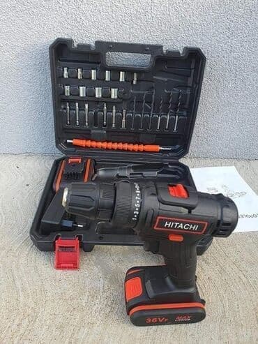 punjač akumulatora 12 24v: HITACHI Aku šrafilica/bušilica 36v + pribor + dve baterije 4500din — 1