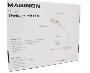 masine za poliranje: *** AKCIJA *** 1780 Stona lupa MAGINON sa LED TL-120 Faktor uvećanja — 6