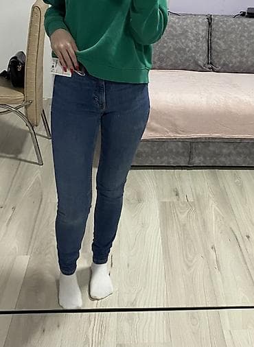 sorc za trudnice: ESPRIT ženske farmerke – JEGGINGS, visok struk - Kroj: uske/skinny — 4