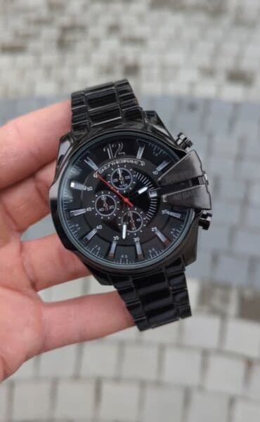 narukvice srebrne: Sportski sat, Diesel, Muški — 1