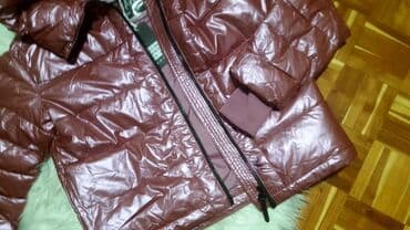 kaputi sa krznom novi sad: Ženska zimska jakna – metalik ružičasta - Veličina: M (naznačeno na — 3