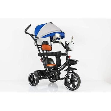 auto na daljinski za decu: Tricikl WB-686 Dečija tricikla sa tendom i pedalama pruža savršenu — 2