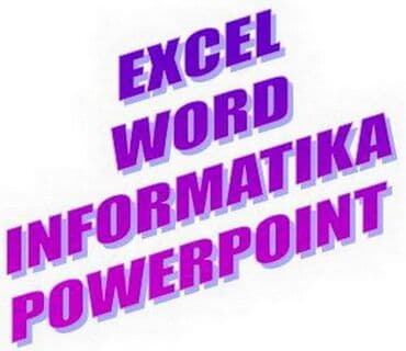 EXCEL, INFORMATIKA, WORD, POWERPOINT, WINDOWS - časovi Дајем часове — 1