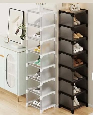 police ugaone: Višenamenska polica za obuću – uska, vertikalna organizacija - Tip — 1