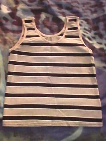 top na jedno rame: S (EU 36), Cotton, Stripes, color - Multicolored — 1