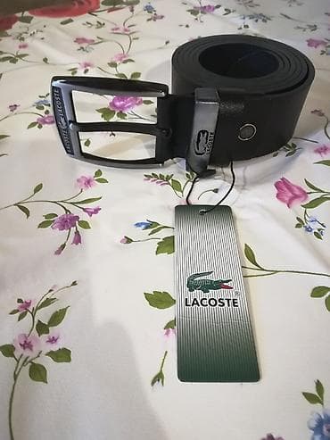 ysl zenski kais: Novi muski kozni markirani kais Lacoste u crnoj boji. Zemlja porekla — 4