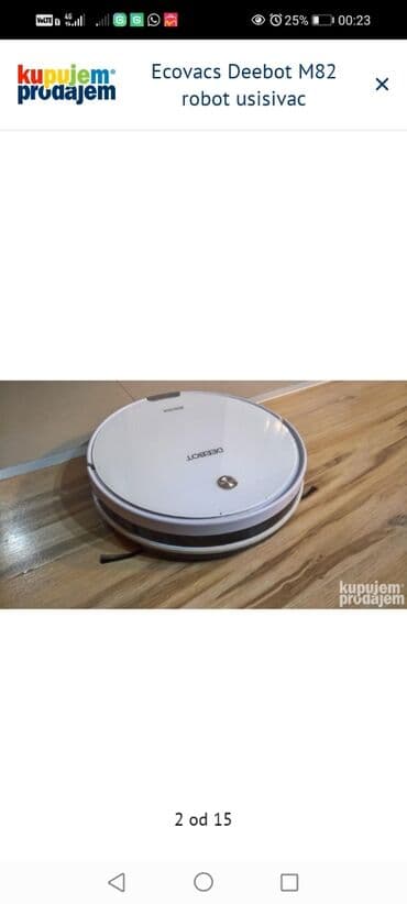 usisivac i parocistac 2 u 1: Ecovacs Deebot M82 robot usisivac Informacije Slanje Brzom postom — 2