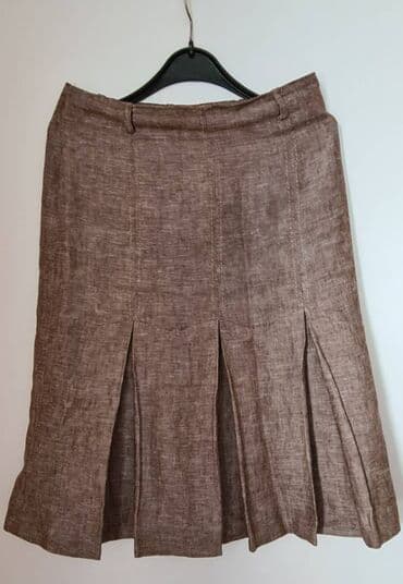 haljine secene ispod grudi: L (EU 40), Mini, color - Brown — 1