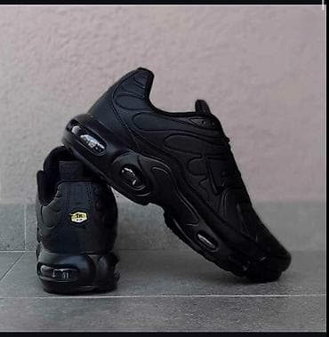 tn nike patike cena: Crne patike inspirisane Nike Air Max Plus (TN) modelom. - — 1
