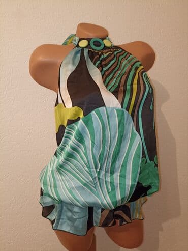 Women's Sweatsuits: S, Silk, Floral, color - Green — 2