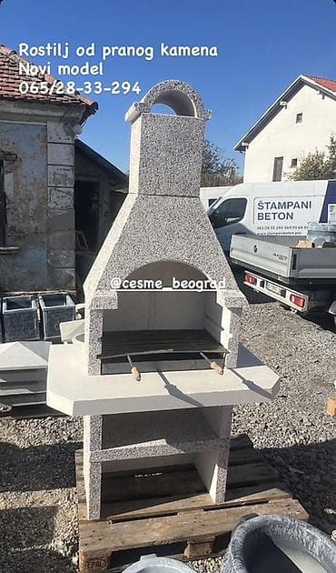 uradi sam pvc ormani: Roštilj od pranog kamena – novi model - Materijal: pran kamen sa — 1