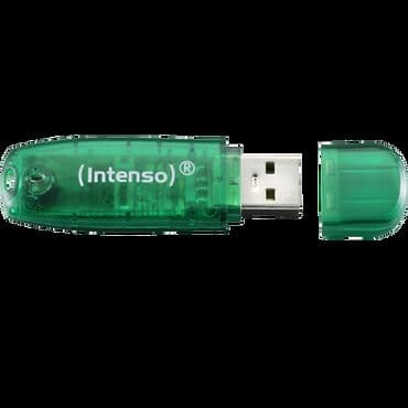 polovni tv novi sad: USB Flash drive 8GB Rainbow Line, zelena boja, materijal transparentna — 3