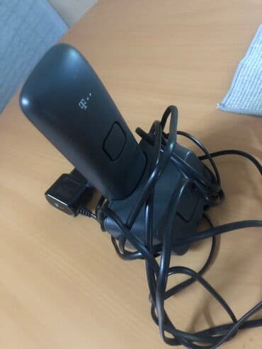 Landline Phones: Bežični telefon crne boje, dolazi sa baznom stanicom i punjačem — 2