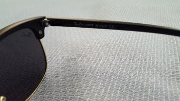 oglad: Ray ban clubmaster, black, unisex, nove. Crno staklo i crno-zlatan ram — 7