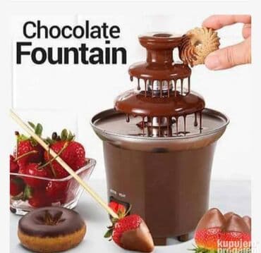 posuda za hranu za poneti: Cena: 2500din Čokoladna fontana sa 3 nivoa Trospratna čokoladna — 1