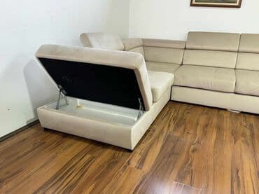 natuzzi garniture: *Dimenzija 295x240 *Univerzalan ugao *Val opruge *2 skrivena taburea — 5