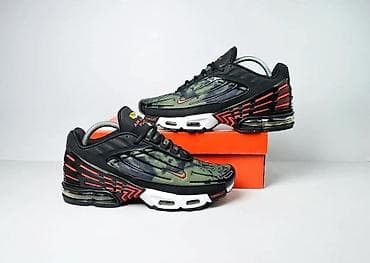 sandale 41 broj: Nike Air Max Plus 3 “Black/Red/Olive” patike - Silueta Air Max Plus 3 — 1