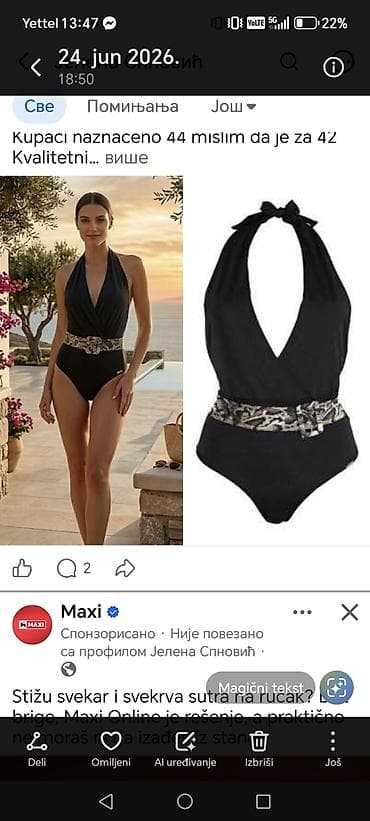 Kupaći kostimi: Ženski kupaći kostimi – više modela i sve veličine dostupne - Plavi — 2