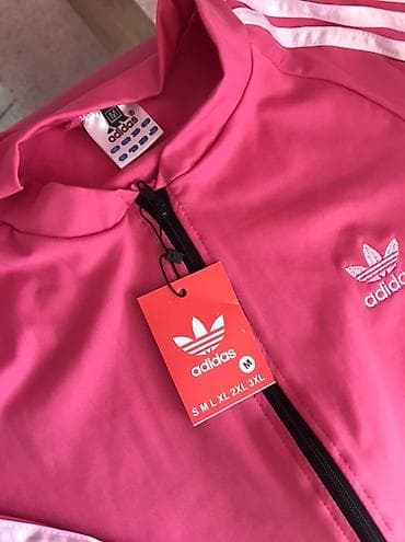 samba adidas patike: Adidas trenerka – komplet (jakna + donji deo), ženska - Boja: roze sa — 3