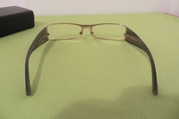 kozne mokasine sa debelim djonom: Prescription glasses, color - Gold — 6