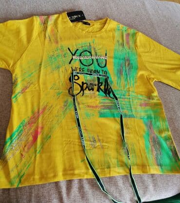 XL (EU 42), Cotton, color - Yellow