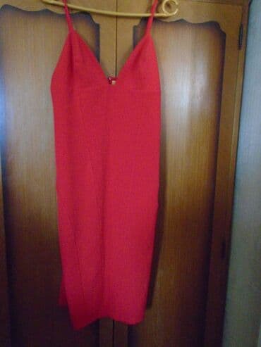 otkup odece: H&M M (EU 38), color - Red, Cocktail, With the straps — 5