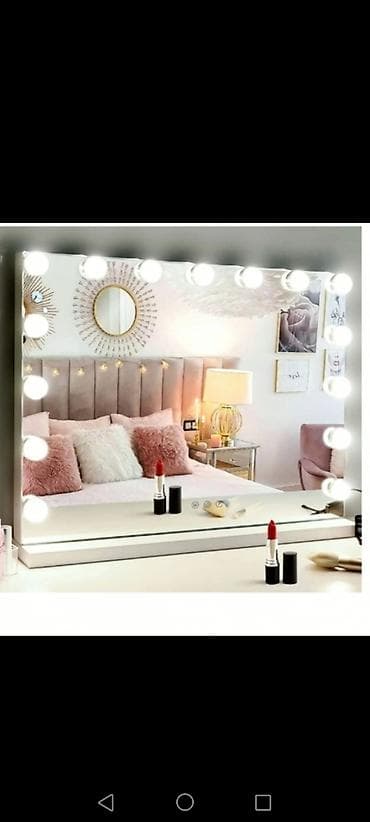 Satovi za kuću: Holivudsko stono ogledalo sa LED sijalicama + odvojivo povećavajuće — 4