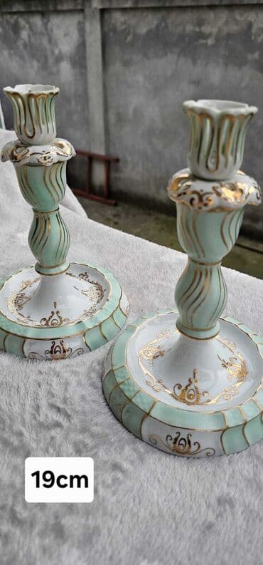 srafcigeri set: Set of candlesticks, color - White — 1