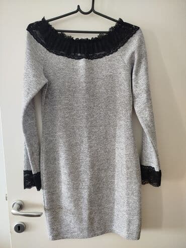 h m ženske zimske jakne: S (EU 36), bоја - Siva, Dugih rukava — 1