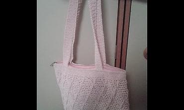 carpisa torbe: AKCIJA!Italijanska svetlo roze,unikatna,vezena torba od svilenog — 2